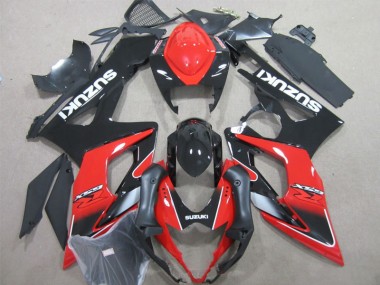 Inyección Kit Carenado GSXR 1000 K5 2005-2006 - Negro Rojo
