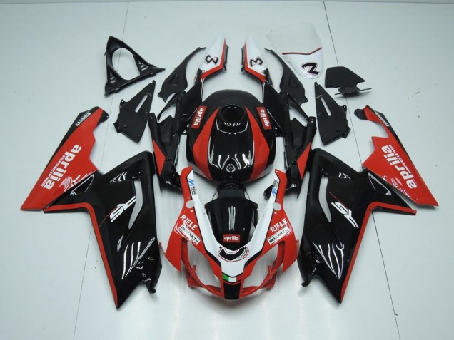 Inyección Kit Carenado RS 125 2006-2011 - Negro y rojo Inyección Kit Carenado RS 125 2006-2011 - Negro y rojo