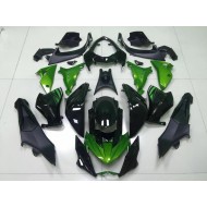Inyección Kit Carenado Z800 2013-2016 - Verde Negro