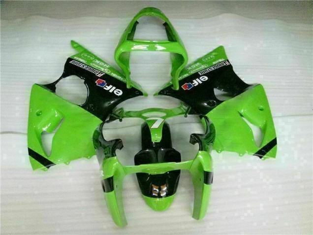 Inyección Kit Carenado ZX6R 2000-2002 - Verde Negro