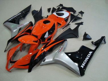 Inyección Kits Carenado CBR 600 RR 2007-2008 - Naranja Plata Negro
