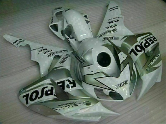 Kit ABS Carenado CBR 1000 RR 2004-2005 - Plata Repsol Kit ABS Carenado CBR 1000 RR 2004-2005 - Plata Repsol