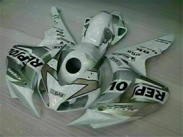 Kit ABS Carenado CBR 1000 RR 2004-2005 - Plata Repsol Kit ABS Carenado CBR 1000 RR 2004-2005 - Plata Repsol