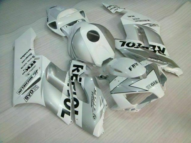 Kit Carenado ABS Completo CBR 1000 RR 2004-2005 - Plata Blanco Repsol