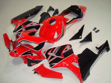 Kit Carenado ABS Completo CBR 600 RR 2003-2004 - Rojo Negro