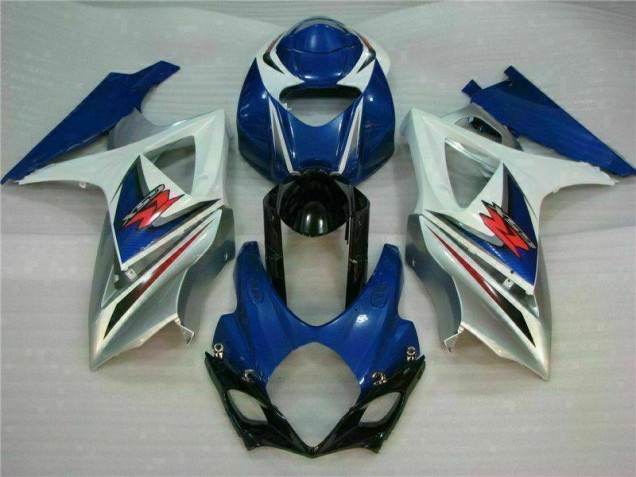Kit Carenado ABS Completo GSXR 1000 K7 2007-2008 - Azul Blanco