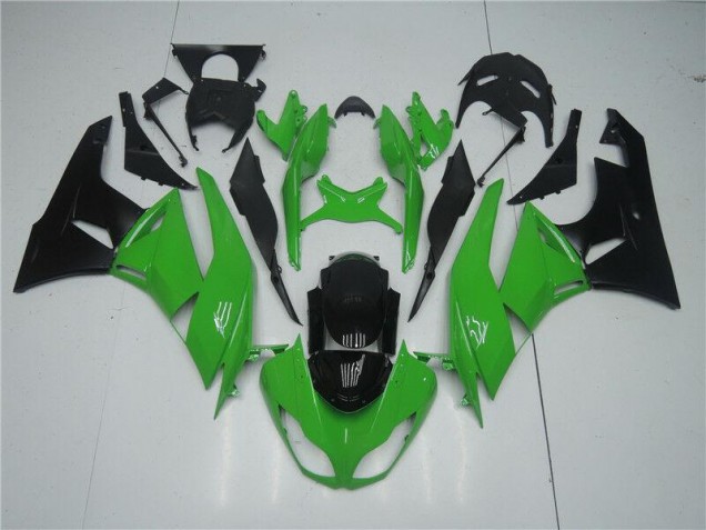Kit Carenado ABS Completo ZX6R 2009-2012 - Verde Negro
