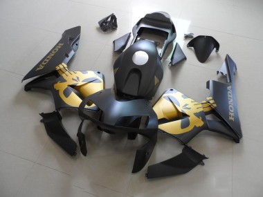 Kit Carenado CBR 600 RR 2003-2004 - Negro Oro Calcomanías