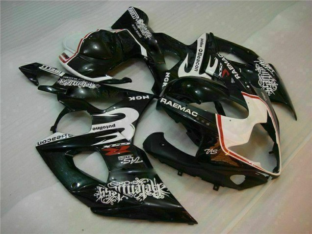 Kit Carenado GSXR 1000 K5 2005-2006 - Blanco Negro Kit Carenado GSXR 1000 K5 2005-2006 - Blanco Negro