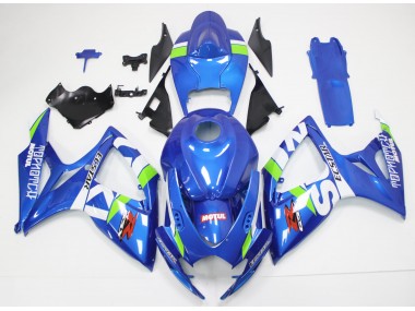 Kit Carenado GSXR 600 / 750 K6 2006-2007 - Azul Blanco