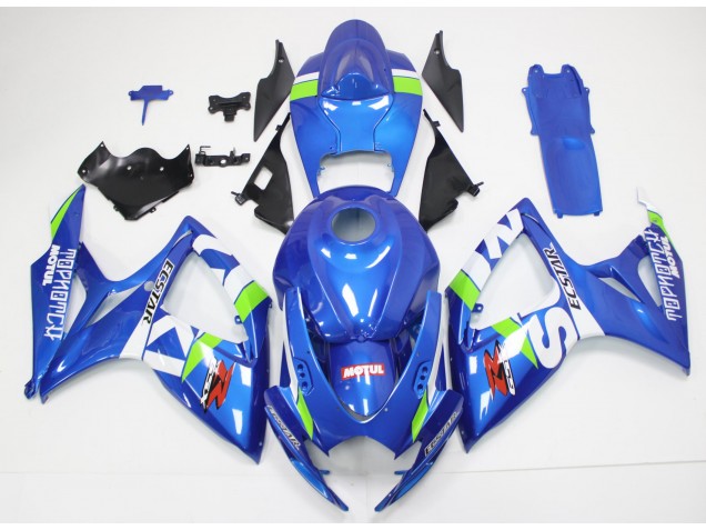 Kit Carenado GSXR 600 / 750 K6 2006-2007 - Azul Blanco