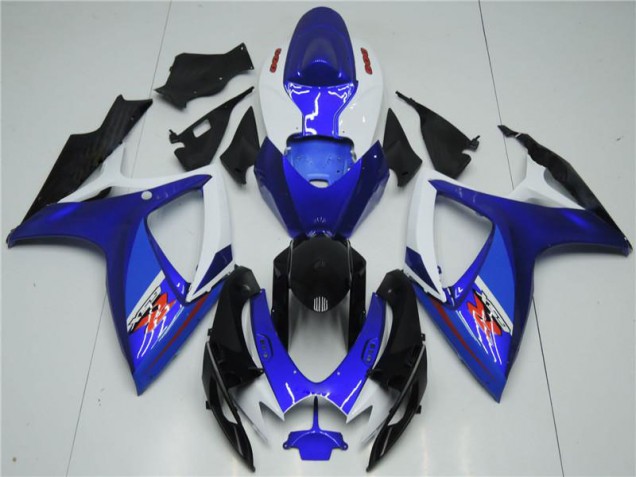 Kit Carenado GSXR 600 / 750 K6 2006-2007 - Blanco Azul Kit Carenado GSXR 600 / 750 K6 2006-2007 - Blanco Azul