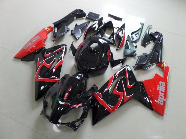 Kit Carenado Inyección RS 125 2006-2011 - Negro y rojo Kit Carenado Inyección RS 125 2006-2011 - Negro y rojo