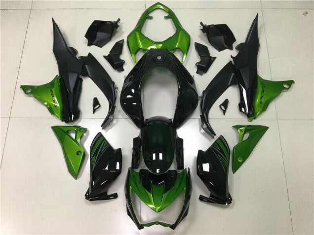 Kit Carenado Inyección Z800 2013-2016 - Verde Negro