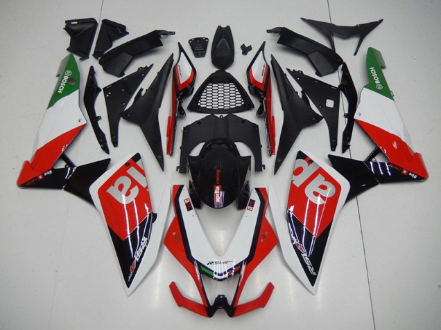 Kit Carenado RSV4 2009-2015 - Negro Rojo Kit Carenado RSV4 2009-2015 - Negro Rojo