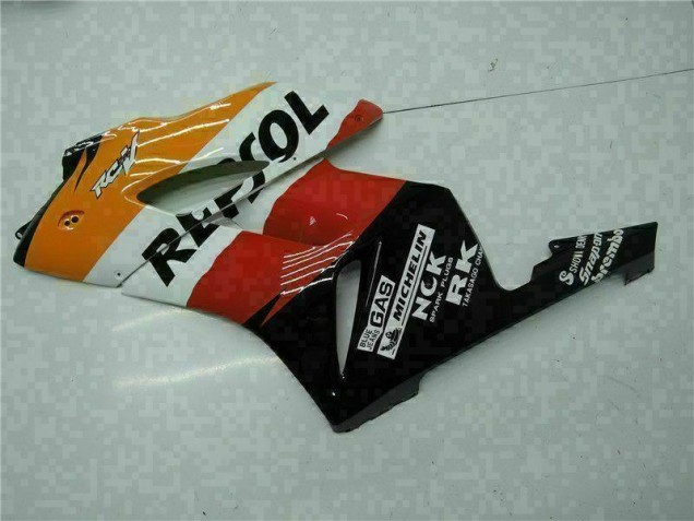 Kit Completo Carenado CBR 1000 RR 2004-2005 - Naranja Negro Repsol