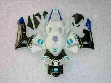 Kit Completo Carenado CBR 600 RR 2003-2004 - Blanco Negro
