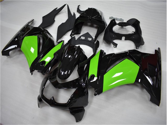Kit Completo Carenado EX250 2008-2012 - Negro Verde Kit Completo Carenado EX250 2008-2012 - Negro Verde