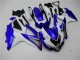 Kit Completo Carenado GSXR 600 / 750 K8 2008-2010 - Blanco Azul