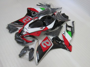 Kit Completo Carenado RSV4 2009-2015 - Negro Rojo