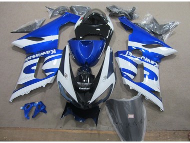 Kit Completo Carenado ZX6R 2005-2006 - Azul Blanco