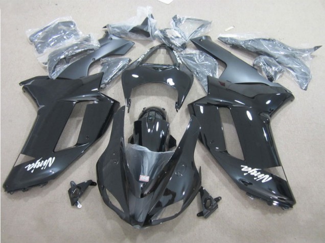 Kit Completo Carenado ZX6R 2007-2008 - Negro Blanco Kit Completo Carenado ZX6R 2007-2008 - Negro Blanco