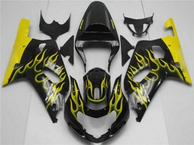 Kits Carenado GSXR 600 / 750 K1 K2 K3 2001-2003 - Negro