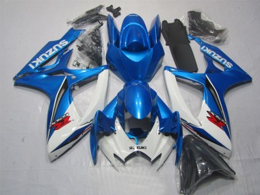 Kits Carenado GSXR 600 K6 2006-2007 - Azul Blanco