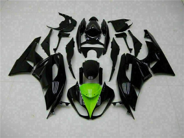 Kits Carenado ZX6R 2009-2012 - Negro Verde Kits Carenado ZX6R 2009-2012 - Negro Verde