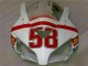 Kits Completo Carenado ABS CBR 1000 RR 2004-2005 - Blanco Rojo