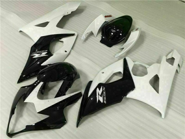 Kits Completo Carenado ABS GSXR 1000 K5 2005-2006 - Blanco Negro Kits Completo Carenado ABS GSXR 1000 K5 2005-2006 - Blanco Negro