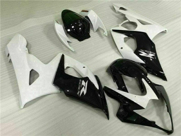 Kits Completo Carenado ABS GSXR 1000 K5 2005-2006 - Blanco Negro Kits Completo Carenado ABS GSXR 1000 K5 2005-2006 - Blanco Negro