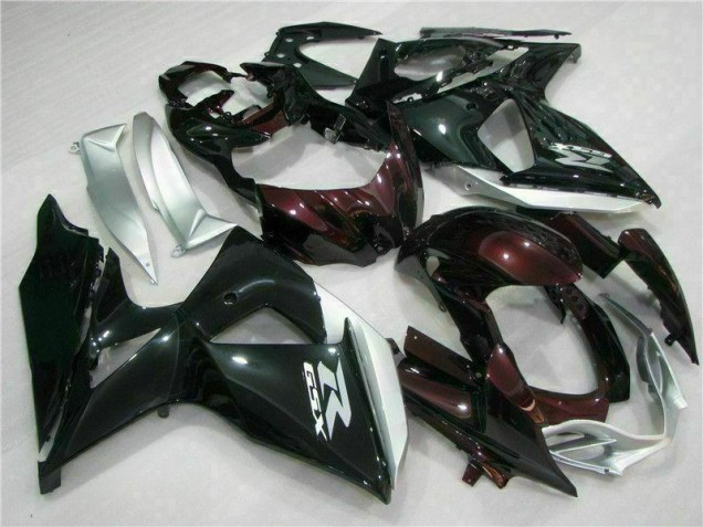 Kits Completo Carenado ABS GSXR 1000 K9 2009-2016 - Marrón Negro