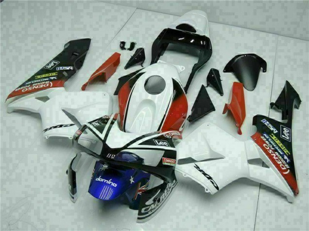 Kits Completo Carenado CBR 600 RR 2003-2004 - Blanco Azul