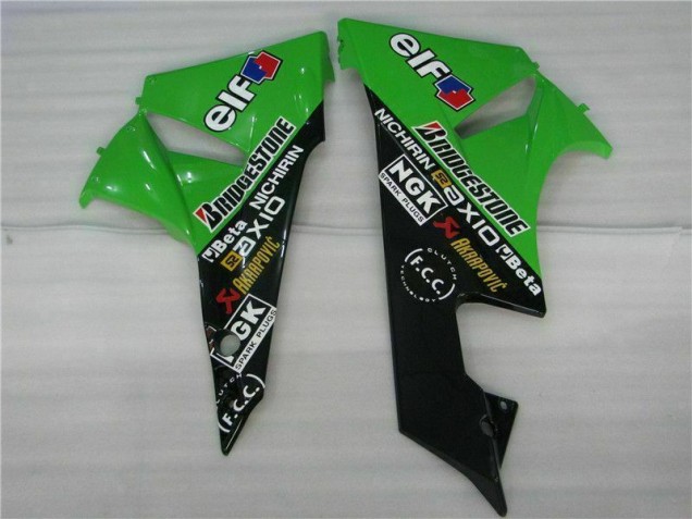 Kits Completo Carenado ZX6R 2009-2012 - Negro Verde