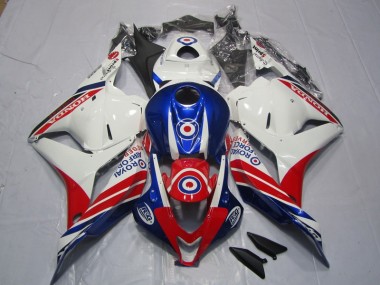 Plástica CBR 600 RR 2009-2012 - Blanco Azul Rojo