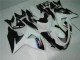 Plástica GSXR 1000 K9 2009-2016 - Blanco Negro Plástica GSXR 1000 K9 2009-2016 - Blanco Negro