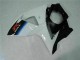 Plástica GSXR 1000 K9 2009-2016 - Blanco Negro Plástica GSXR 1000 K9 2009-2016 - Blanco Negro