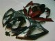 Plástica GSXR 600 / 750 K6 2006-2007 - Negro Rojo