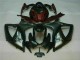 Plástica GSXR 600 / 750 K6 2006-2007 - Negro Rojo