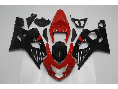 Plástica GSXR 750 K4 2004-2005 - Rojo Negro