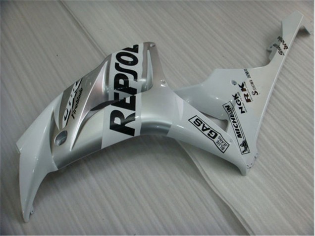 Plástico CBR 1000 RR 2004-2005 - Blanco Plata Negro Repsol Plástico CBR 1000 RR 2004-2005 - Blanco Plata Negro Repsol