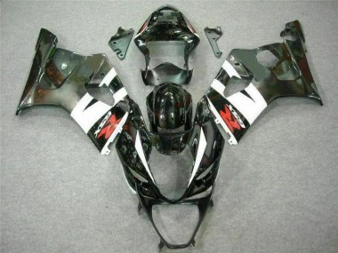Plástico GSXR 1000 K3 2003-2004 - Blanco Negro