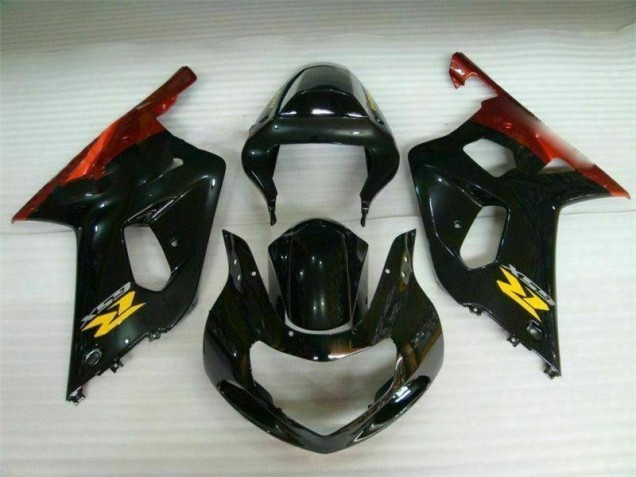 Plástico GSXR 600 / 750 K1 K2 K3 2001-2003 - Negro
