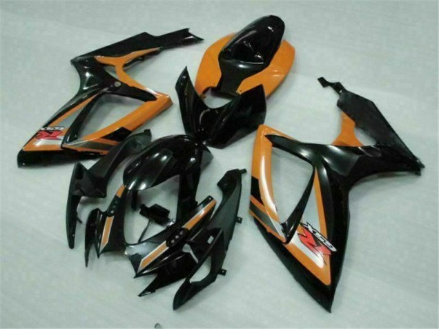 Plástico GSXR 600 / 750 K6 2006-2007 - Negro Naranja Plástico GSXR 600 / 750 K6 2006-2007 - Negro Naranja