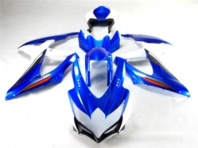 Plástico GSXR 600 / 750 K8 2008-2010 - Azul Blanco