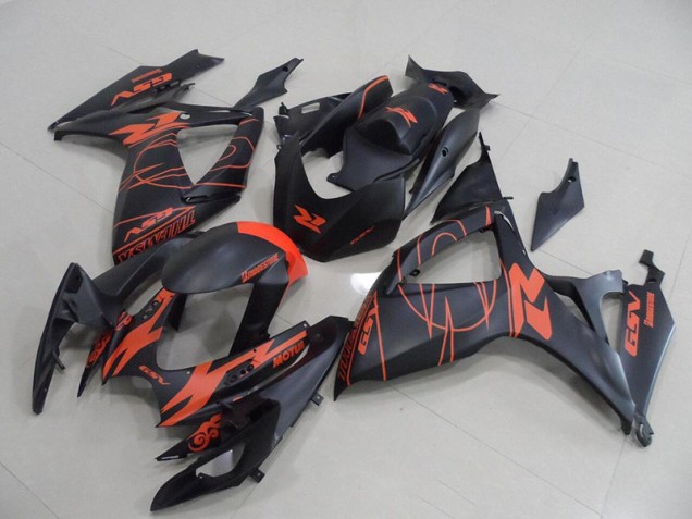 Plástico GSXR 750 K6 2006-2007 - Negro Rojo Plástico GSXR 750 K6 2006-2007 - Negro Rojo