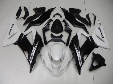 Plástico ZX6R 2013-2018 - Negro Blanco